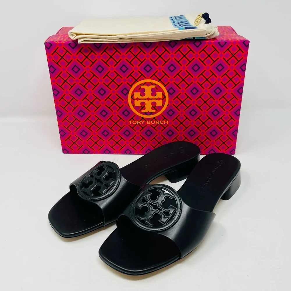 ❌SOLD❌TORY BURCH BOMBE MILLER SLIDES SZ 7 - Picture 1 of 11